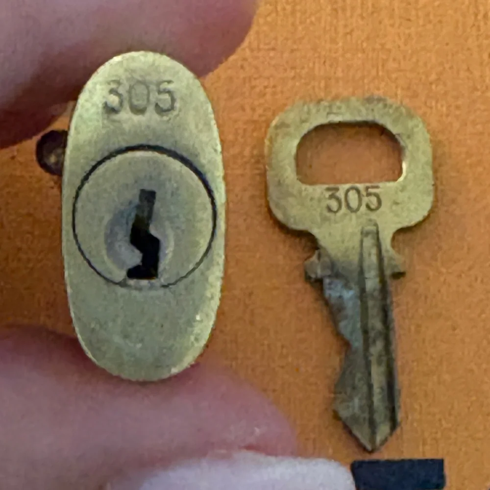 Louis Vuitton Brass Padlock with Key